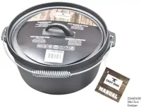 Dr. Grill Dutch Oven 31x13cm gietijzer - thumbnail