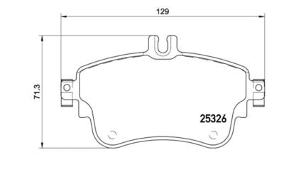Remblokken set P50094