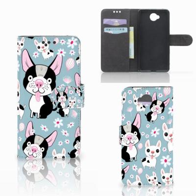 Microsoft Lumia 650 | Telefoonhoesje | Met pasjeshouder | Hondjes Microsoft Lumia 650 | Telefoonhoesje | Met pasjeshouder | Hondjes