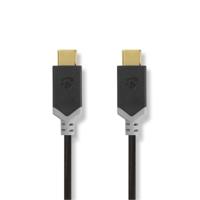 Nedis USB-Kabel | USB-C Male naar USB-C Male | 5 Gbps | 2 m | 1 stuks - CCBW64700AT20 CCBW64700AT20 - thumbnail