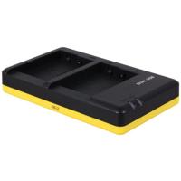 Duo oplader voor 2 camera accu's Panasonic DMW-BLC12 - thumbnail