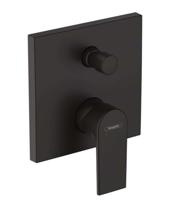 Hansgrohe Badmengkraan Inbouw Vernis Shape Eengreeps Met Geintegreerde Zekerheidscombinatie EN1717 Mat Zwart - thumbnail