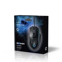 Nedis Gaming Muis | Bedraad | 800 / 1200 / 2400 / 3200 / 4800 / 7200 dpi | Instelbare DPI | Aantal knoppen: 6 | Programmeerbare knoppen | Rechtshandig - thumbnail