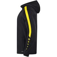 JAKO 6823K Jas Met Kap Power Kids - Zwart/Citroen - 128 - thumbnail