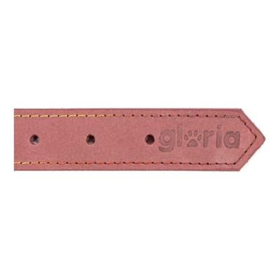 Gloria Nubuck Lederen Halsband (40cm) (Roze), roze