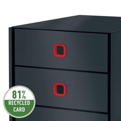 Leitz Click & Store Cosy ladenblok, 3 laden, grijs