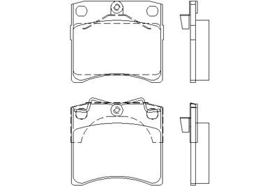 Remblokken set 2163501