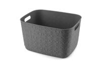 Curver Softex opbergmand L 19 liter antraciet - thumbnail