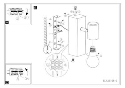 EGLO spot Townshend - wit/eikenkleur - Leen Bakker