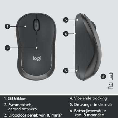 Logitech MK295 Silent desktop zwart - thumbnail
