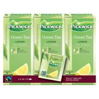 Pickwick thee, groene thee met lemon, fairtrade, pak van 25 zakjes - thumbnail