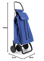 Winkelwagen Rolser Blauw 43 L Opvouwbaar - thumbnail
