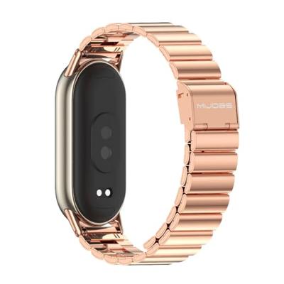 Stalen band - Rosé goud - Xiaomi Smart Band 8 / 9 / 10