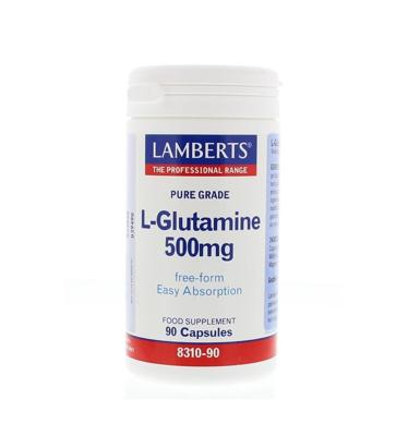 Lamberts L-Glutamine 500mg 90 Vegetarische capsules