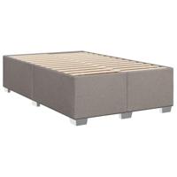 Boxspring met matras stof taupe 120x190 cm - thumbnail