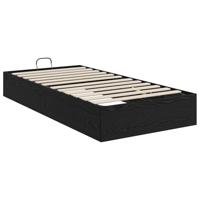 Ottoman Bedframe Zwart Eiken 193 x 120 x 25 cm Spaanplaat - thumbnail