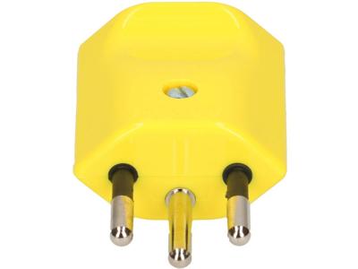 Max Hauri 132607 Netstekker Zwitserland Kunststof 250 V Geel