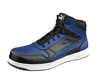 Puma werkschoenen Frontcourt S3L hoog blauw/zwart maat 46