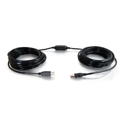 C2G Legrand USB Long Extension Cable, USB A to B Cable, Black Plug and Play Cable, 12 Meters (39.36 Feet) USB Extension Cable, 1 Count, C2G 38998 C2G Legrand USB Long Extension Cable, USB A to B Cable, Black Plug and Play Cable, 12 Meters (39.36 Feet) USB Extension Cable, 1 Count, C2G 38998