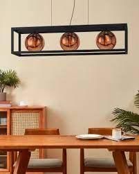 Stars of Light Eetkamer hanglampCordoba met roodkoper glas - 390091