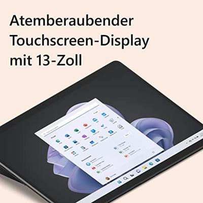 Microsoft Surface Pro 9, i5, 16 GB RAM, 256 GB SSD, Win 11 Home, 13 inch 2-in-1 tablet/laptop, grafiet, aangedreven door Intel Evo-platform