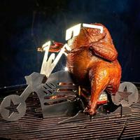 GrillX BBQ Bierblikkip Houder - Beer Can Chicken - Bike - thumbnail
