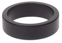 VWP balhoofdtussenring spacer alu 10mm 1" zwart p/5 - thumbnail