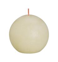 Bolsius rustieke bolkaars 7,6cm soft pearl - thumbnail