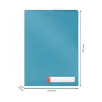 Leitz Cosy L-map, ft A4, PP van 200 micron, ondoorzichtig, blauw - thumbnail