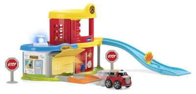 Chicco Hoofdkwartier Reddingsteam met Licht en Geluid + Brandweerauto