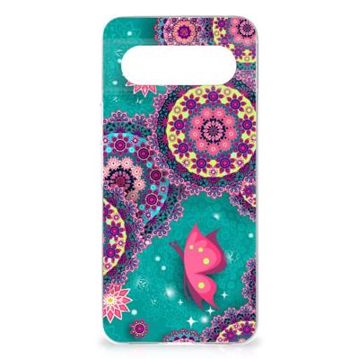 Google Pixel 8 | Hoesje maken | Cirkels en Vlinders Google Pixel 8 | Hoesje maken | Cirkels en Vlinders