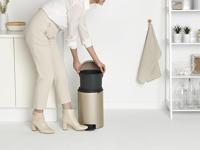 Brabantia pedaalemmer NewIcon 12 liter Metallic Gold - thumbnail