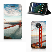 Motorola Moto C Plus Book Cover Golden Gate Bridge - thumbnail