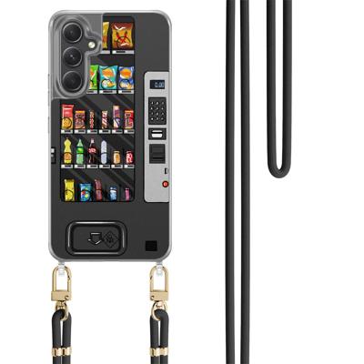 Samsung Galaxy A34 hoesje met zwart koord - Snoepautomaat
