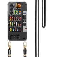 Samsung Galaxy A34 hoesje met zwart koord - Snoepautomaat - thumbnail