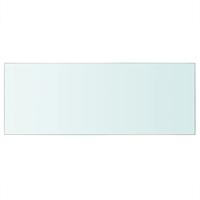 Wandschap transparant 60x25 cm glas - thumbnail