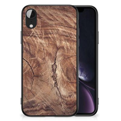 Apple iPhone XR Houten Print Telefoonhoesje Tree Trunk Apple iPhone XR Houten Print Telefoonhoesje Tree Trunk