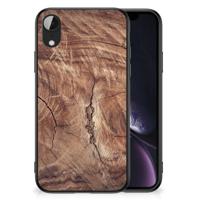 Apple iPhone XR Houten Print Telefoonhoesje Tree Trunk - thumbnail