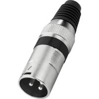 Monacor XLR-207P/SW XLR-stekker - thumbnail