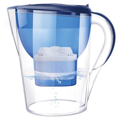 Aigi Filwy Waterfilterkan 3.5L met 3 Filters en LCD Display - Blauw