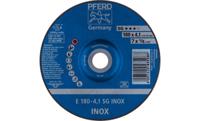 PFERD TOOLS 62217432 E 180-4,1 SG INOX Afbraamschijf gebogen Diameter 180 mm Boordiameter 22.23 mm RVS 10 stuk(s) - thumbnail