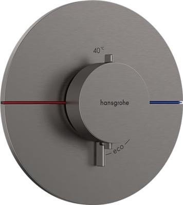 Hansgrohe ShowerSelect Comfort S thermostaat inbouw, Brushed Black Chrome Hansgrohe ShowerSelect Comfort S thermostaat inbouw, Brushed Black Chrome