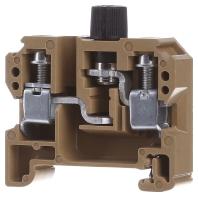 Weidmüller 0501620000 Zekering-serieklem Schroeven Middelgeel 20 stuk(s)