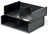 Durable brievenbak geschikt voor ft A3 of 2 x A4 zwart - thumbnail