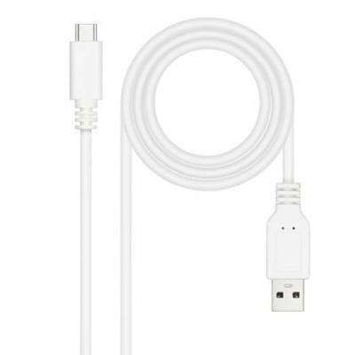 Nanocable 10.2.0 USB-kabel 3A USB-C-M 2 m Wit