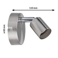 Paulmann Spotlight Carolina 66743 Wandlamp GU10 LED Nikkel (mat) - thumbnail