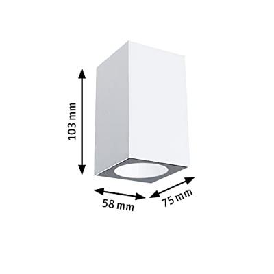 Paulmann 94711 Flame 2200K white Buitenplafondlamp LED 4 W Wit Paulmann 94711 Flame 2200K white Buitenplafondlamp LED 4 W Wit
