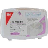 3M Transpore hechtpleister 5m x 25mm 1 Stuks - thumbnail
