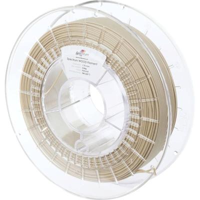 Spectrum Filaments 80169 WOOD Filament PLA Compound Houtachtig uiterlijk, Goede verfhechting, Makkelijk te schuren 1.75 mm 500 g Naturel 1 stuk(s)
