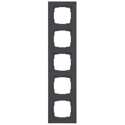 Opus 55 afdekraam 5 voudig Fusion antraciet mat 512.905.51